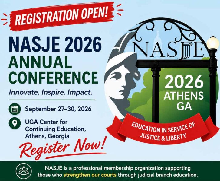 NASJE 2026 Conference in Athens Georgia