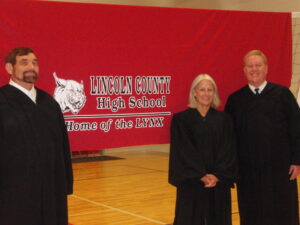 Nevada Chief Justice Michael Cherry, Justice Kristina Pickering, and Justice Mark Gibbons 