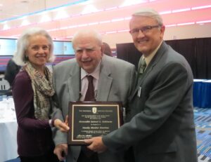 (L to R) Hon. Sophia Hall,  Hon Sam DeSimone, Hon. William Dressel