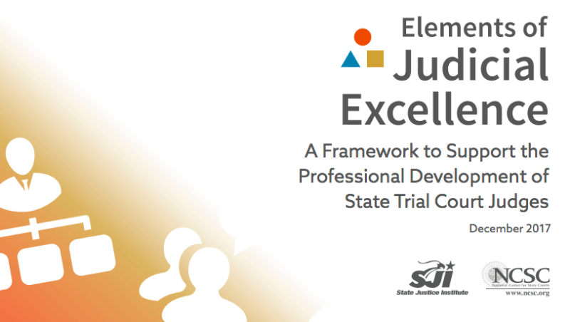 Elements of Judicial Education