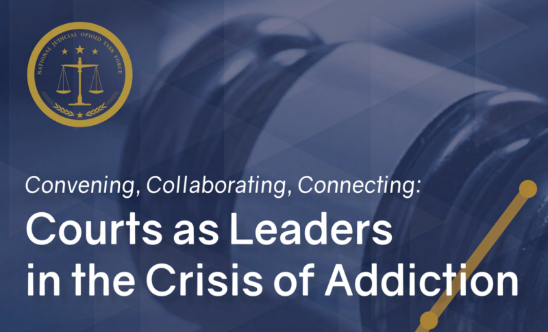 Courts as Leaders in the Crisis of Addiction