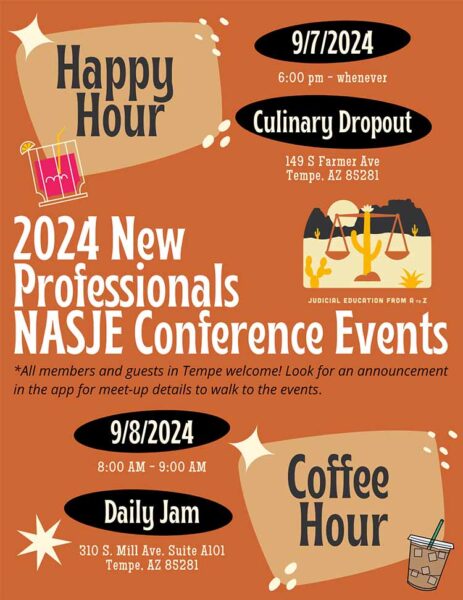 2024 New Professionals Conference Events